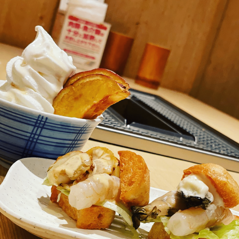 ソフトクリームも食べ放題！アレンジスイーツを楽しめます♪